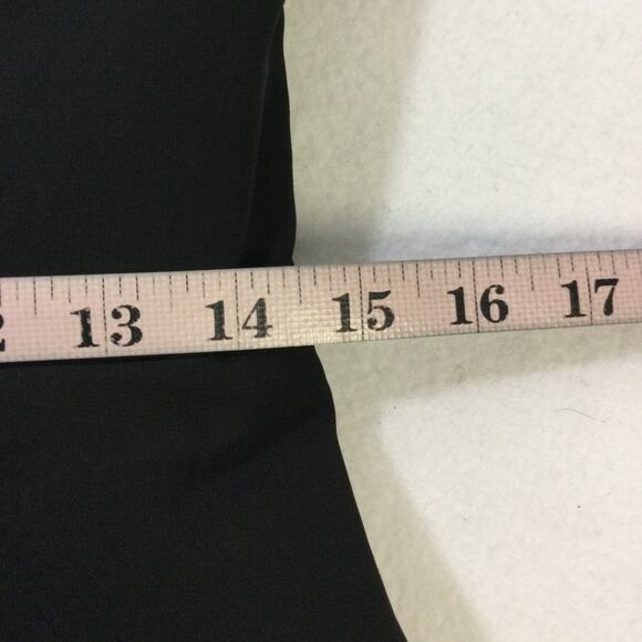 AW BRIDAL SZ 10 L black chiffon ruffle prom formal party maxi dress NEW B157 - Picture 5 of 8